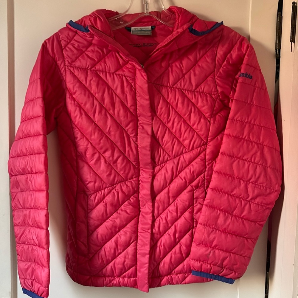 Columbia puffer nylon jacket